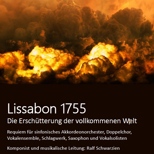 +++VERSCHOBEN+++ Projekt 2020: Konzertreise nach Portugal und Komposition „1755: Die Erschütterung der vollkommenen Welt“ +++VERSCHOBEN+++