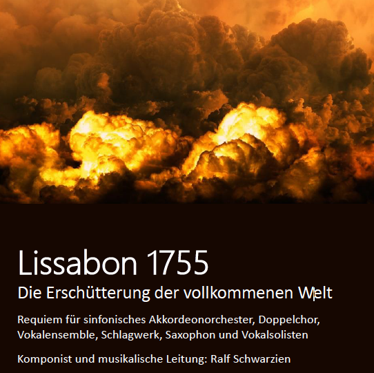 +++VERSCHOBEN+++ Projekt 2020: Konzertreise nach Portugal und Komposition “1755: Die Erschütterung der vollkommenen Welt” +++VERSCHOBEN+++